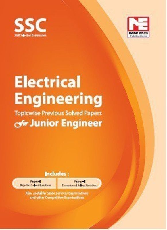 Ssc : Je Electrical Engineering Previous Year Solved Papers  (English, Paperback, unknown)