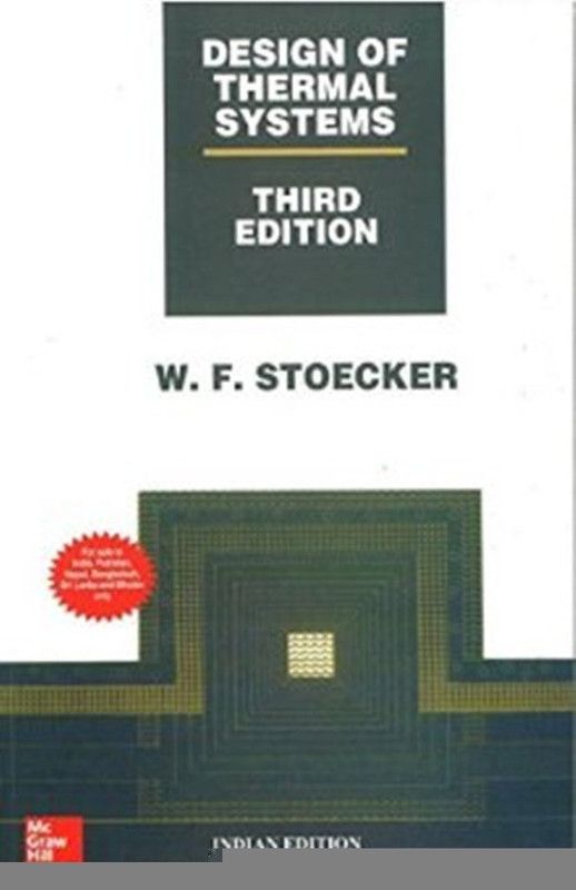 Design of Thermal Systems  (English, Paperback, Stoecker Wilbert)
