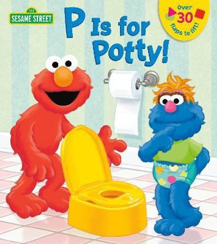 P is for Potty! (Sesame Street)  (English, Board book, Kleinberg Naomi)