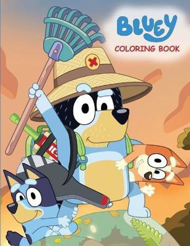 Bluey Coloring Book  (English, Paperback, Publications Dollhouse)