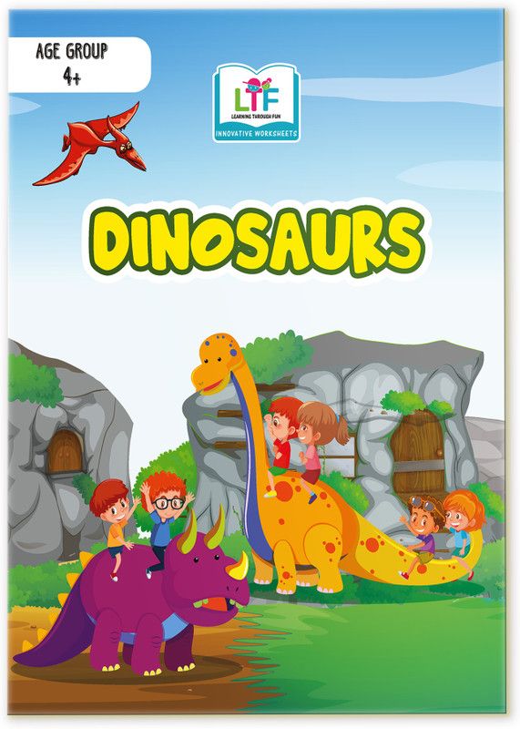 Dinosaurs Theme Story Book, Curriculum based, Worksheet book with educational activities, English  (Paperback, Learning Through Fun)