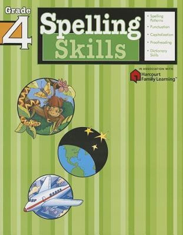 Spelling Skills: Grade 4 (Flash Kids Harcourt Family Learning)  (English, Paperback, unknown)