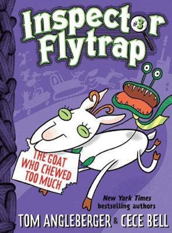 Inspector Flytrap in the Goat Who Chewed Too Much  (English, Paperback, Angleberger Tom)