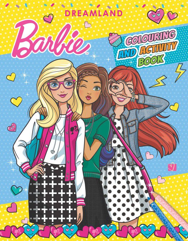 Dreamland Barbie Colouring and Activity Book  (Paperback, Dreamland Publications)
