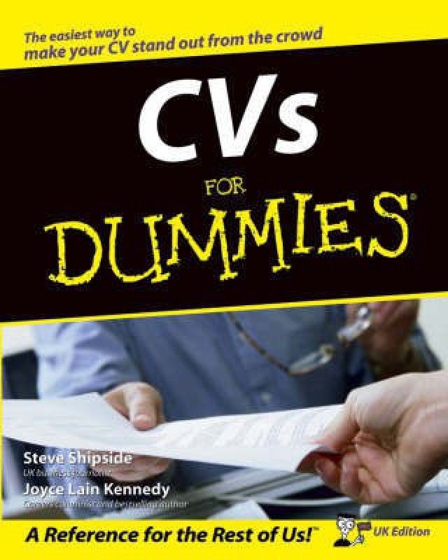 CVs For Dummies: UK Edition  (English, Paperback, Shipside Steve)