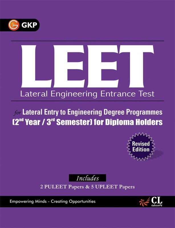 LEET - Lateral Entry to Engineering Degree Programmes - 2nd Year/3rd Semester for Diploma Holders  (English, Paperback, GKP)