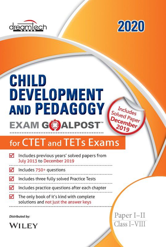 Child Development and Pedagogy Exam Goalpost for CTET and TETs Exams, Paper I - II, Class I - VIII, 2020 First Edition  (English, Paperback, DT Editorial Services)