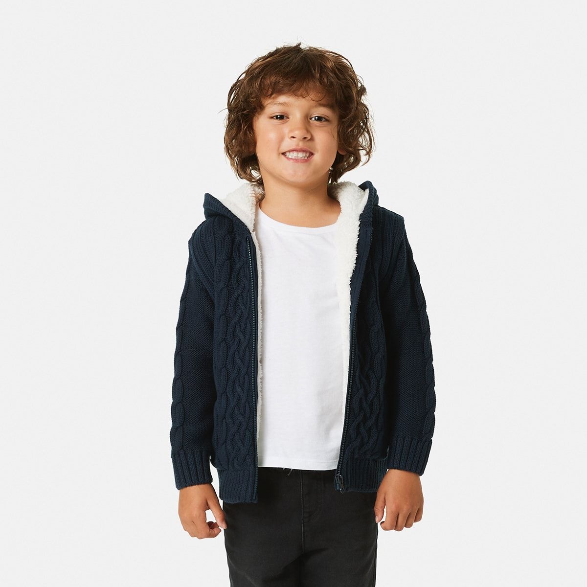 Cable Knit Hoodie