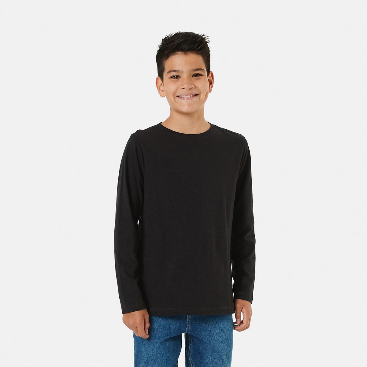Long Sleeve Australian Grown Cotton Slub T-shirt