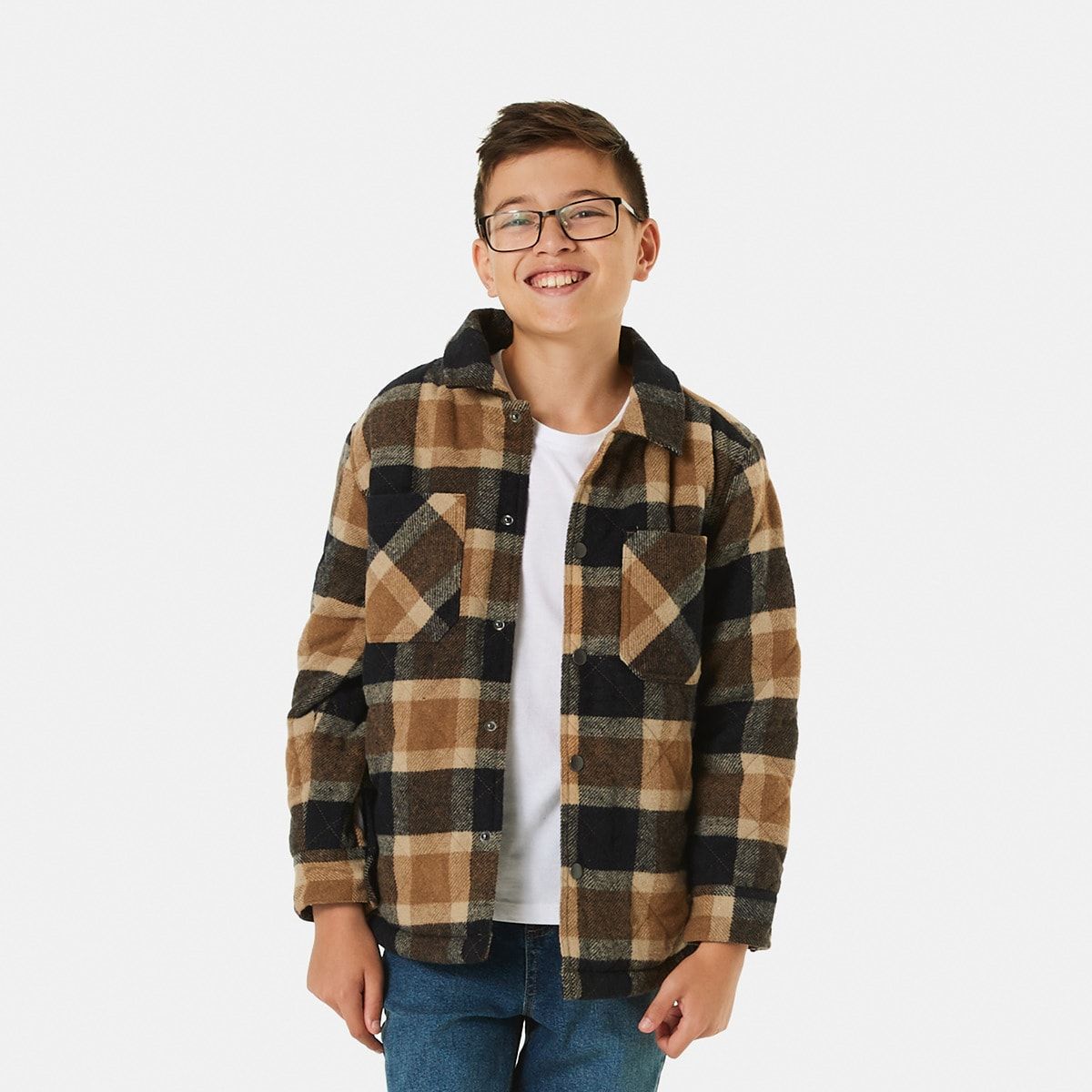Flannel Sherpa Jacket