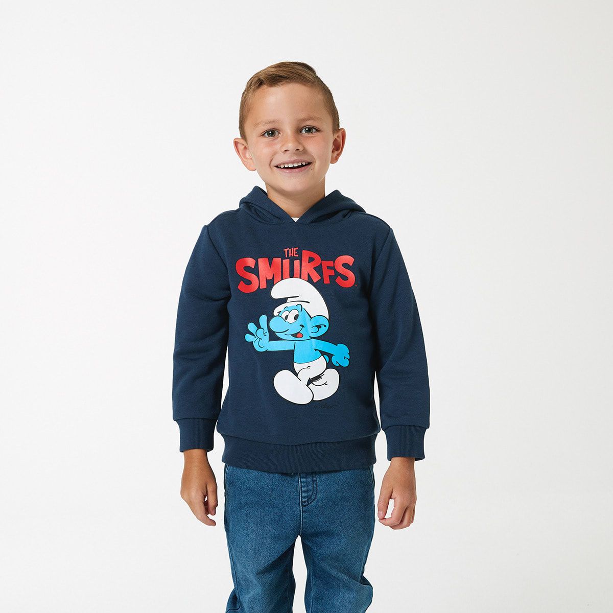 Smurfs License Print Pull Over Hoodie