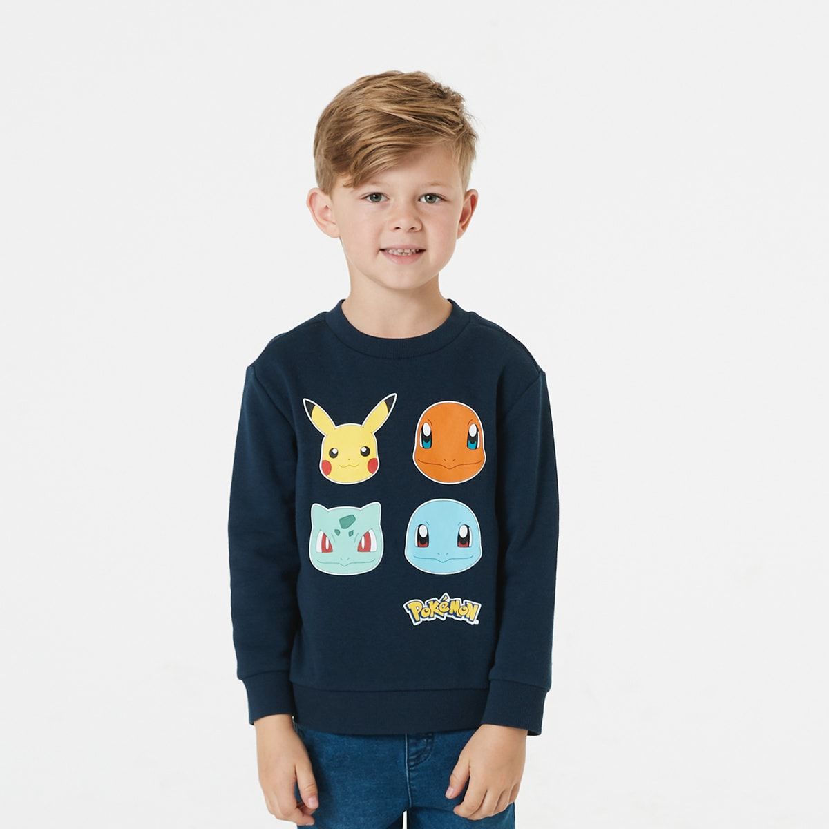 Pokemon License Crew Neck Sweatshirt