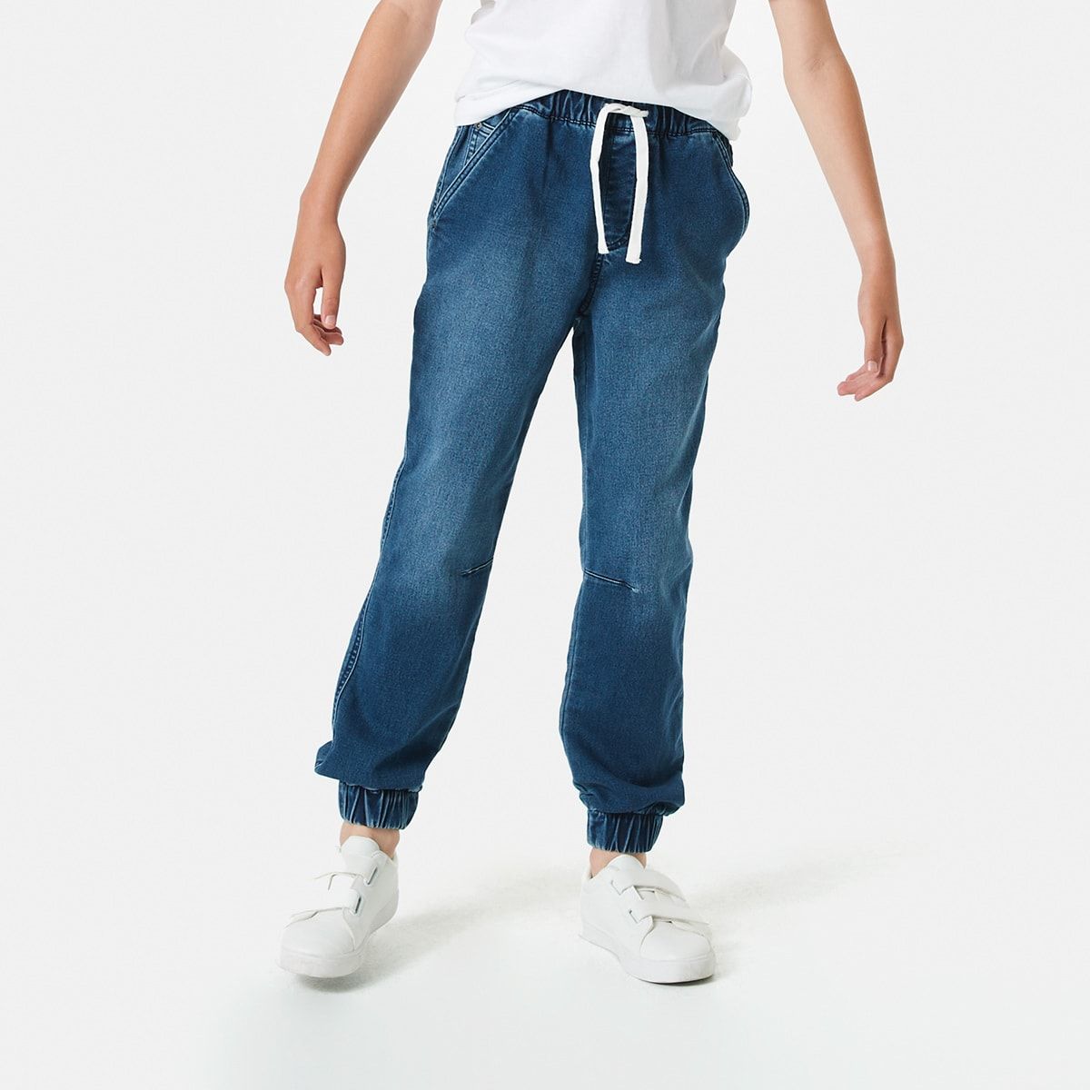 Pull On Bow Leg Joggers with Elastic Cuffs
