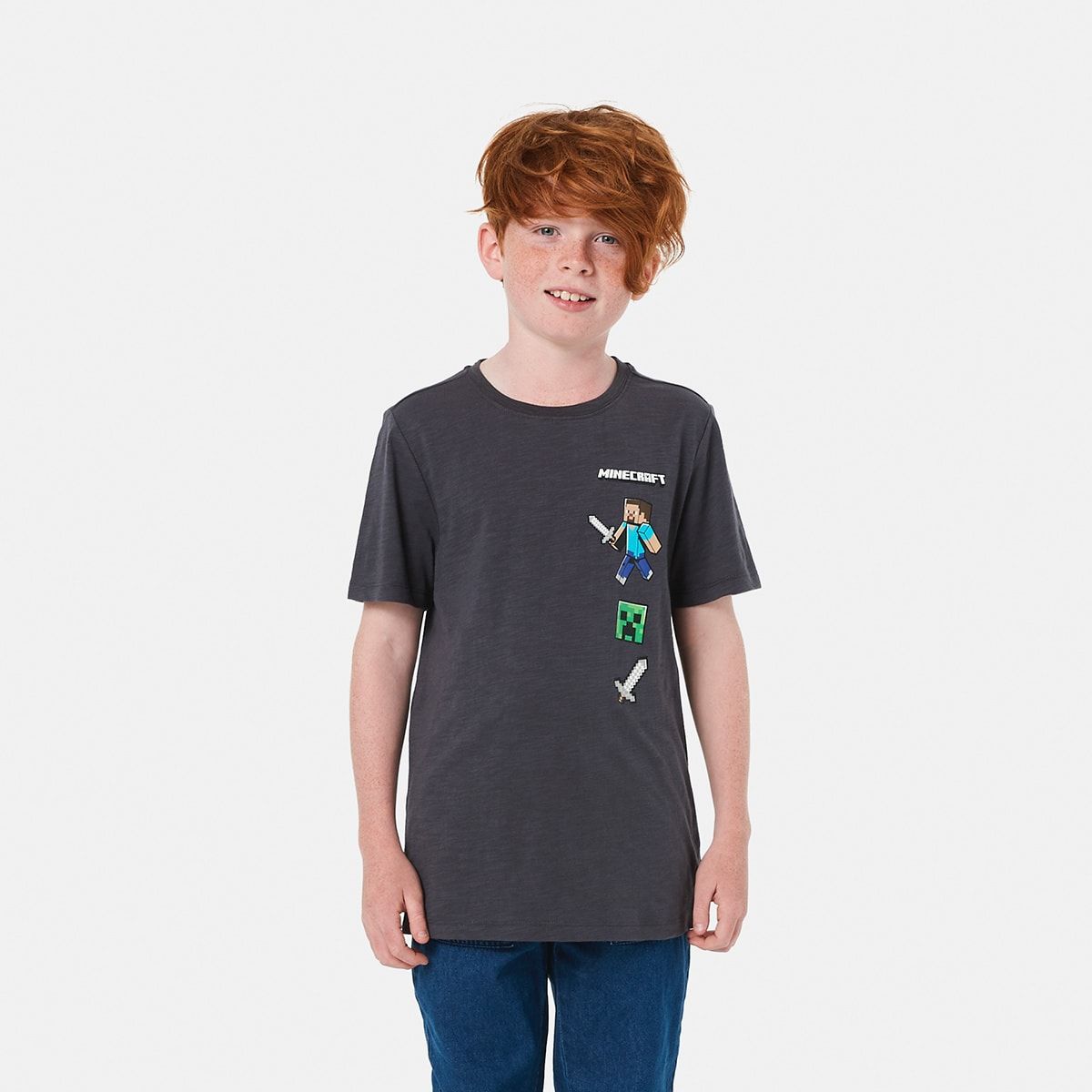 Short Sleeve Minecraft Icon License T-shirt