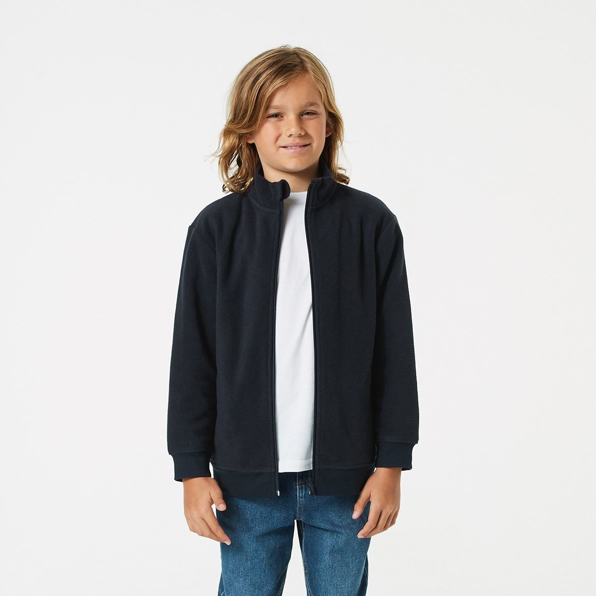Zip Through Polar Fleece Sweatshirt