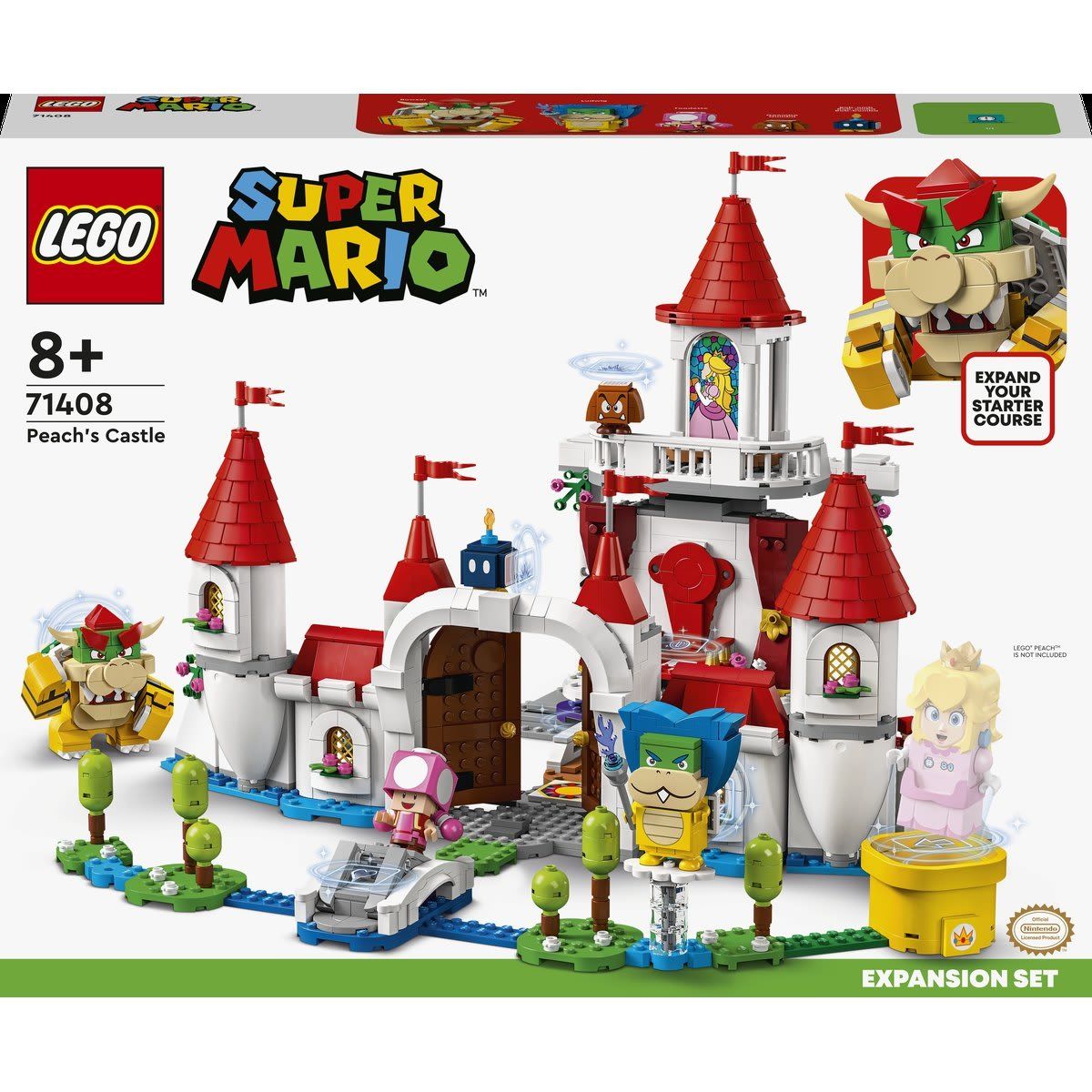 LEGO Super Mario Peachâs Castle Expansion Set 71408