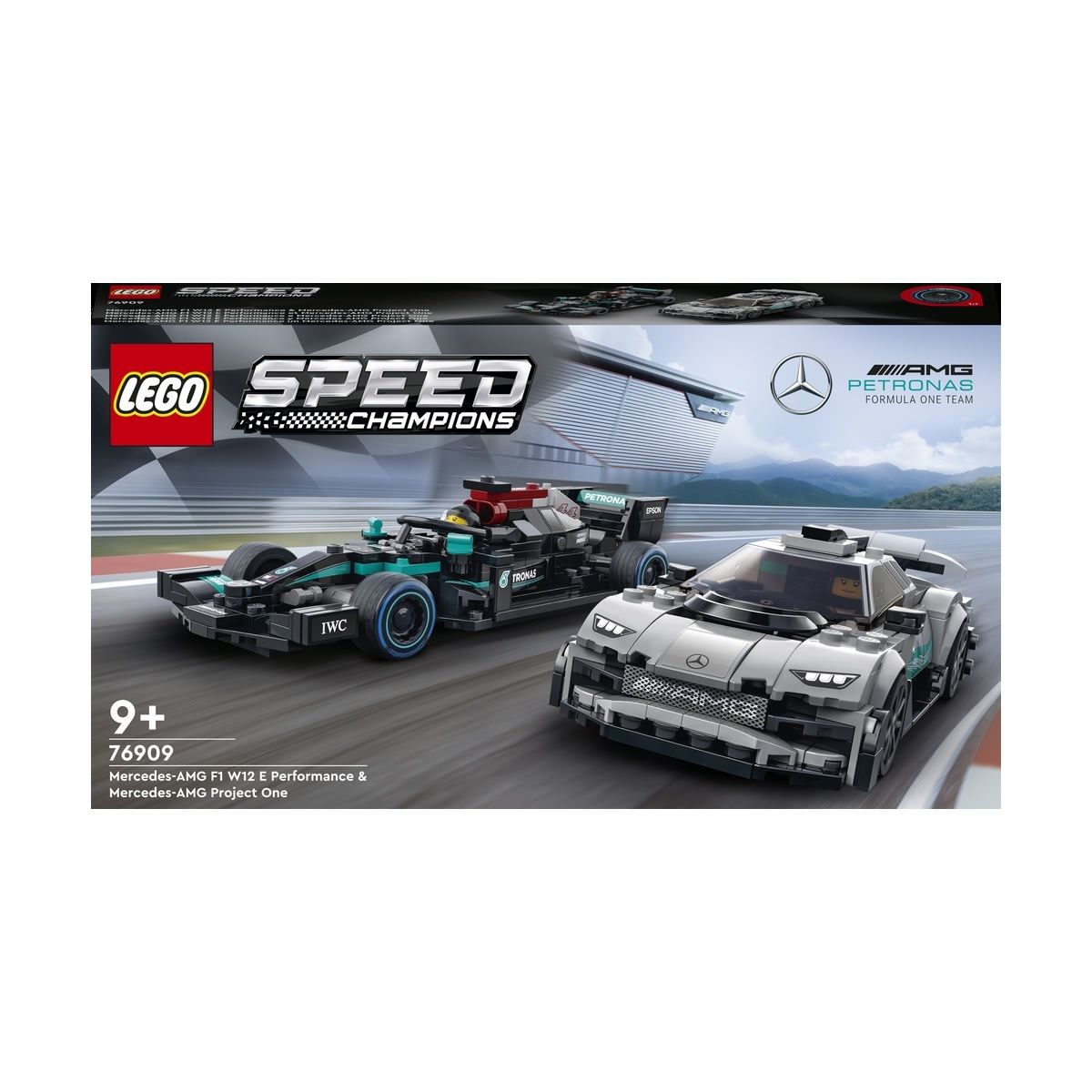 LEGO Speed Champions Mercedes-AMG F1 W12 E Performance & Mercedes-AMG Project One 76909