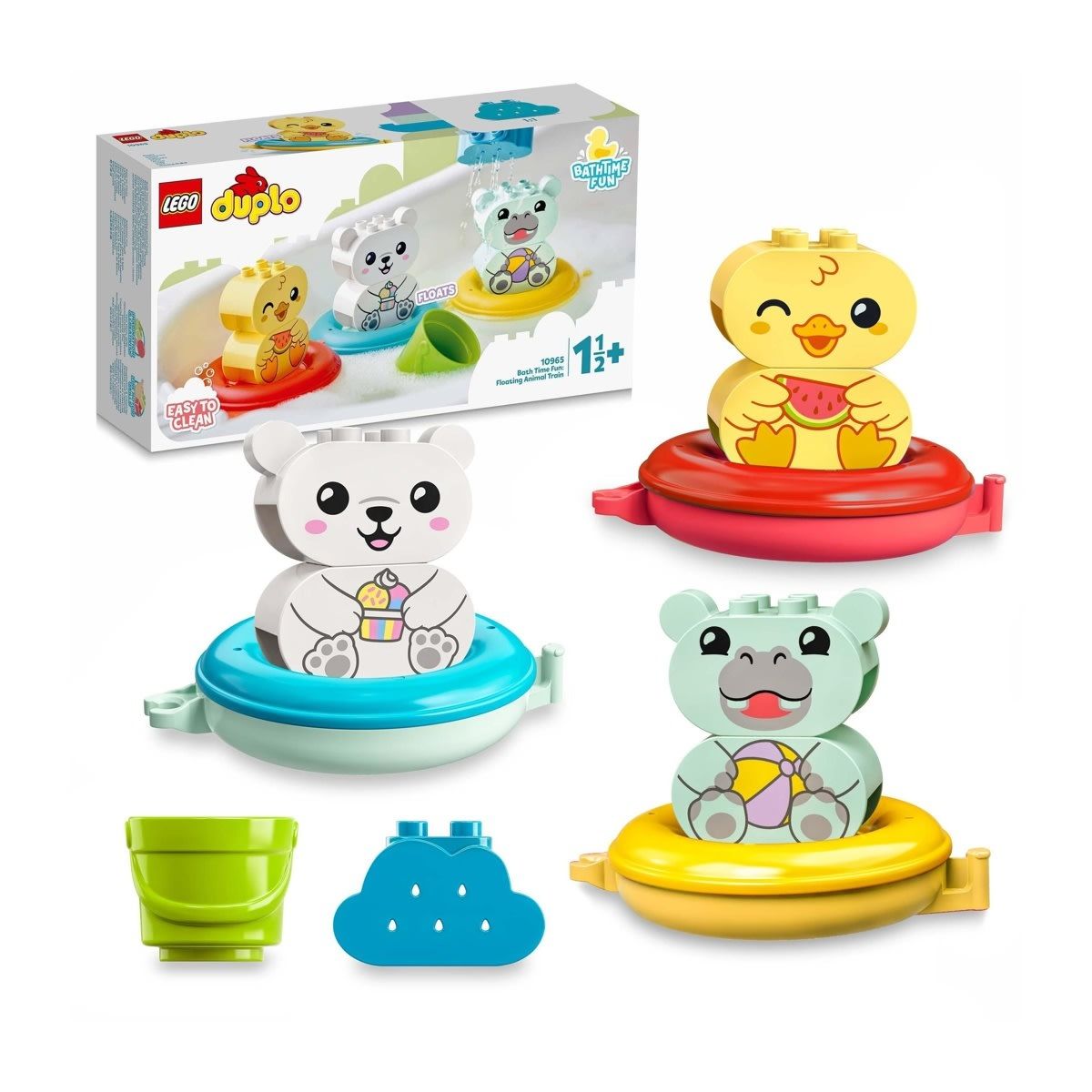 LEGO DUPLO Creative Play Bath Time Fun: Floating Animal Train 10965