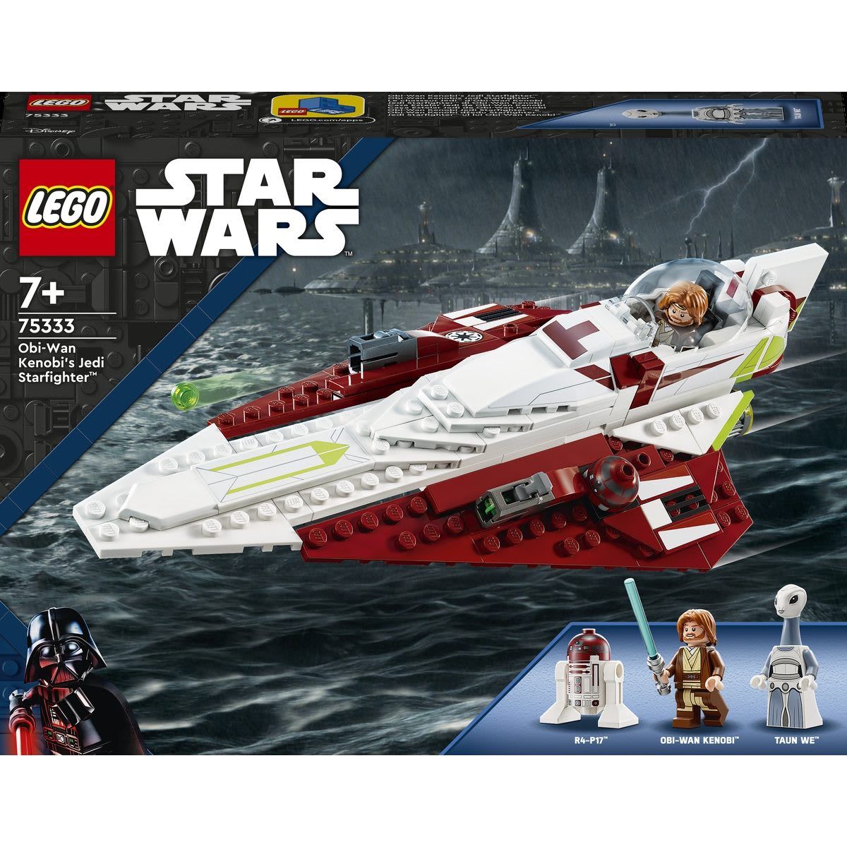 LEGO Star Wars Obi-Wan Kenobiâs Jedi Starfighter 75333