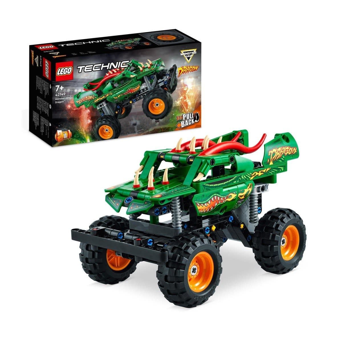 LEGO Technic Monster Jam Dragon 42149