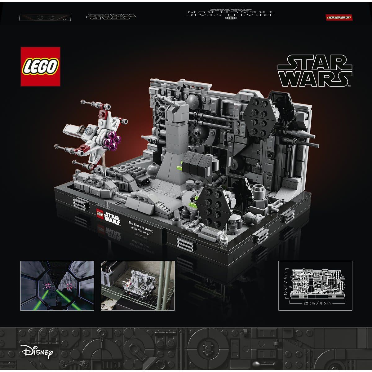 LEGO Star Wars Death Star Trench Run Diorama 75329