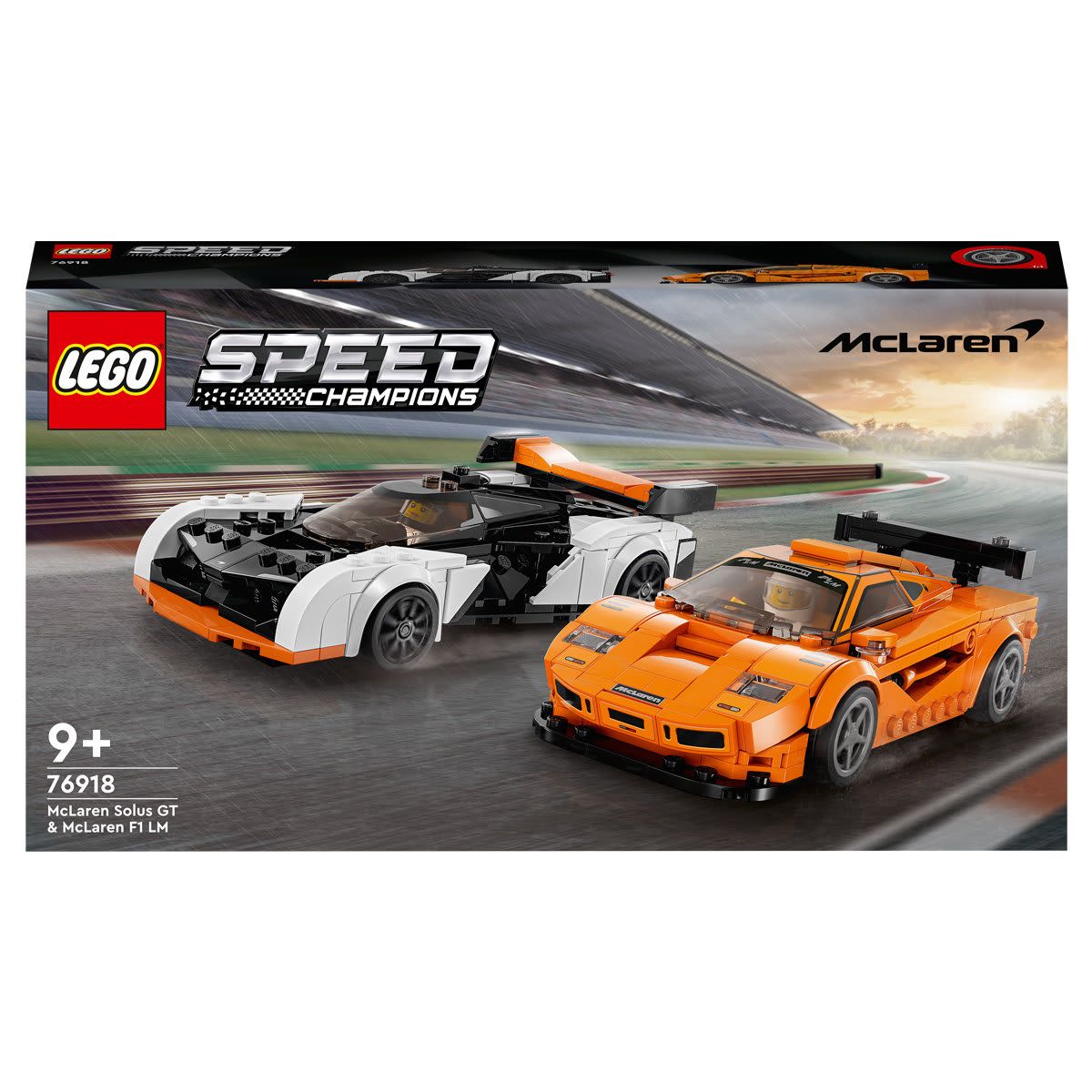 LEGO Speed Champions McLaren Solus GT & McLaren F1 LM 76918