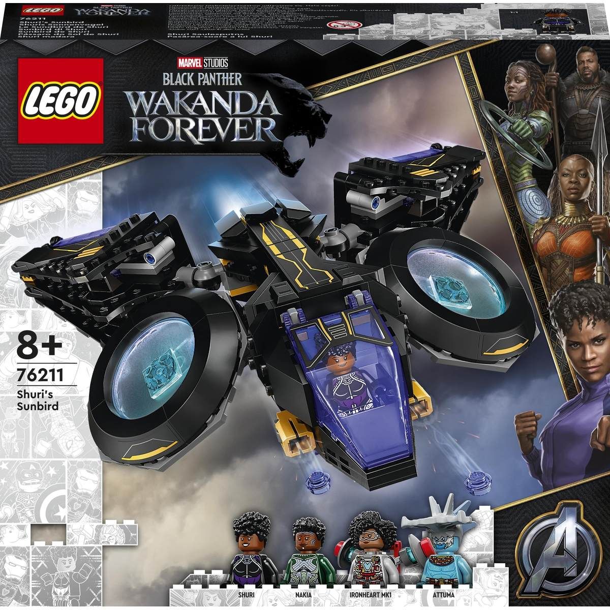 LEGO Marvel Super Heroes Shuri's Sunbird 76211