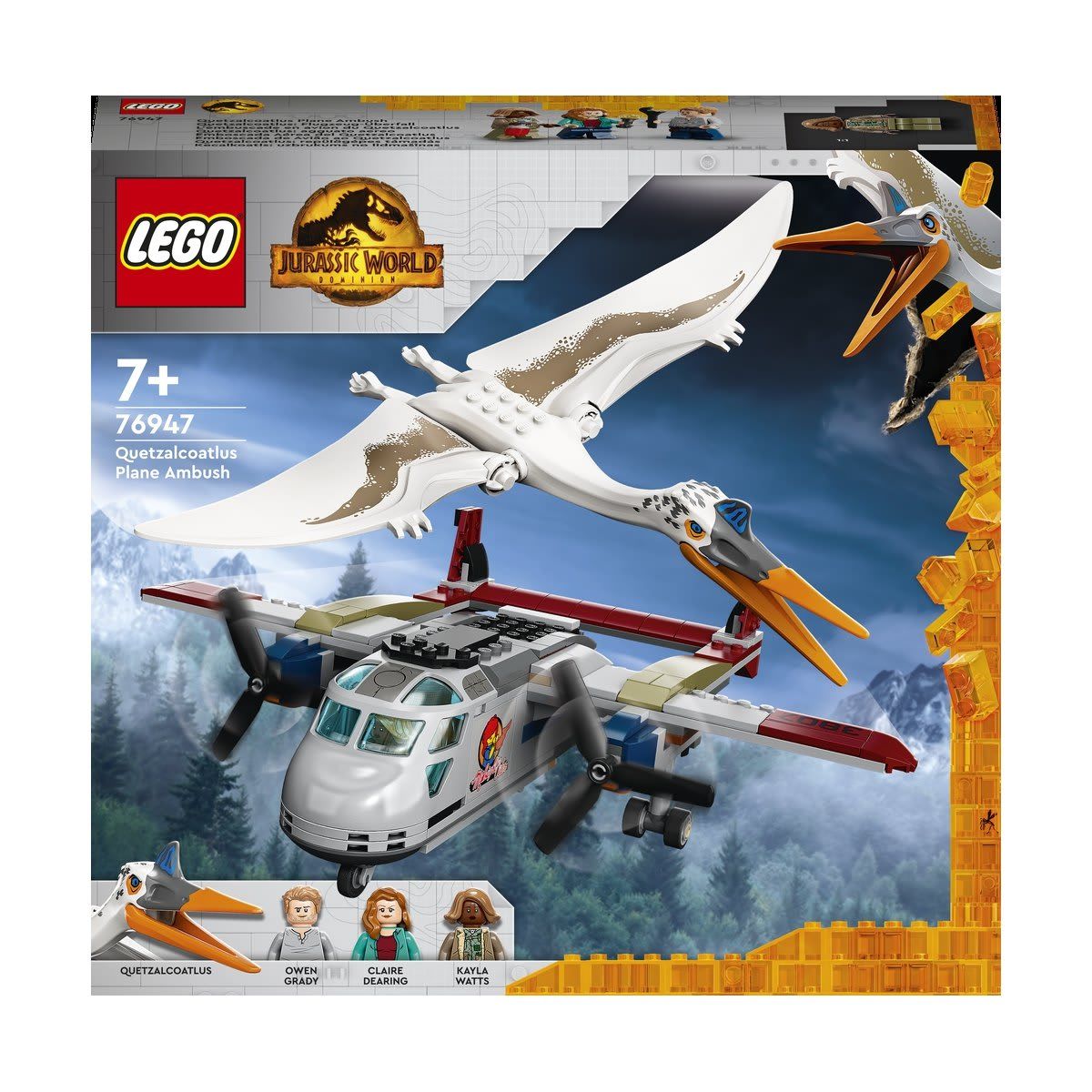 LEGO Jurassic World Quetzalcoatlus Plane Ambush 76947