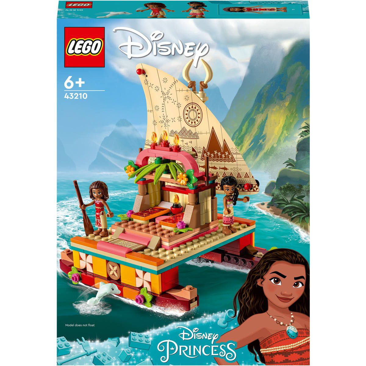 LEGO Disney Princess Moana's Wayfinding Boat 43210