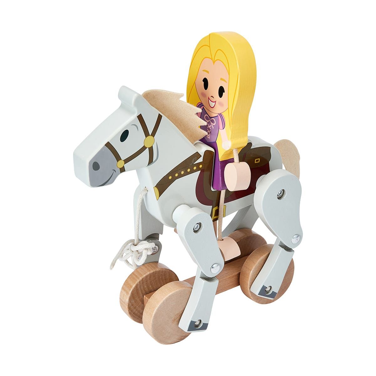 Disney Wooden Toys Rapunzel & Maximus Pull Along