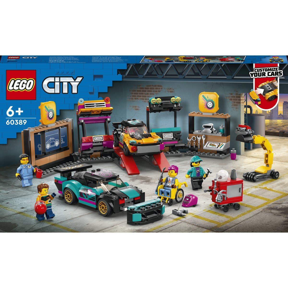 LEGO City Great Vehicles Custom Car Garage 60389