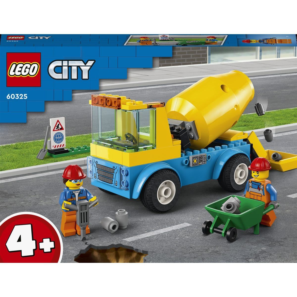 LEGO City Great Vehicles Cement Mixer Truck 60325