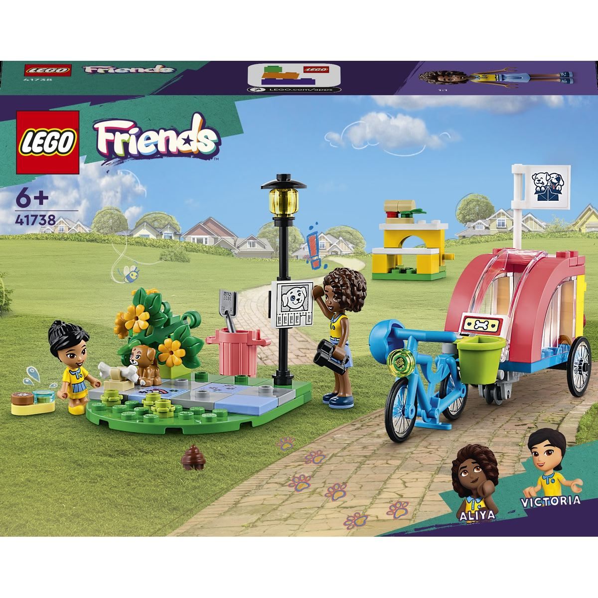 LEGO Friends Dog Rescue Bike 41738