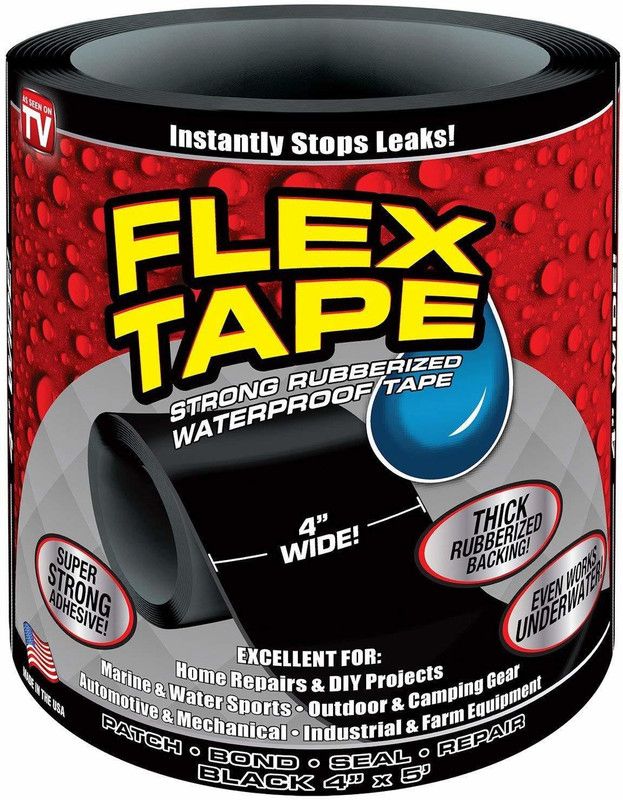 aaryason Super Strong Waterproof Tape for Seal Repair_01 1.52 m Floor Marking Tape  (Black Pack of 1)