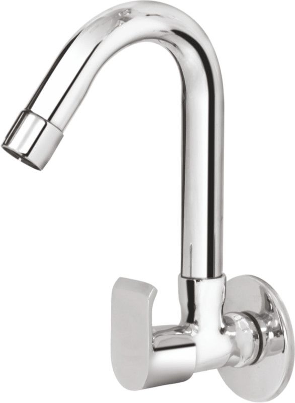 Prestige PRST WaterFall Sink Cock silver Pillar Tap Faucet  (Wall Mount Installation Type)