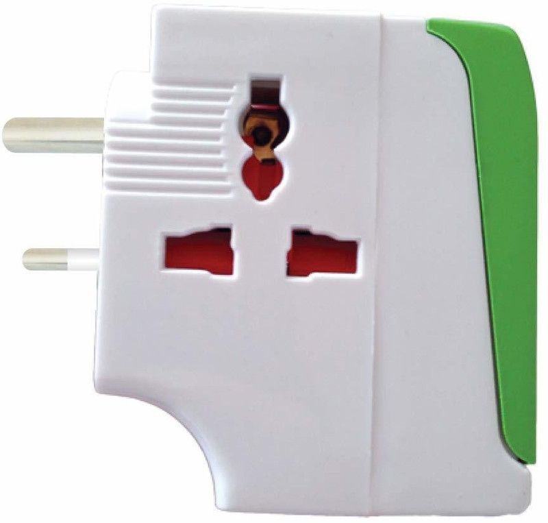 Yatri sons YS06 3-in-1 Universal Travel Adapter Multi-Plug with Individual Switch Three Pin Plug  (Multicolor)
