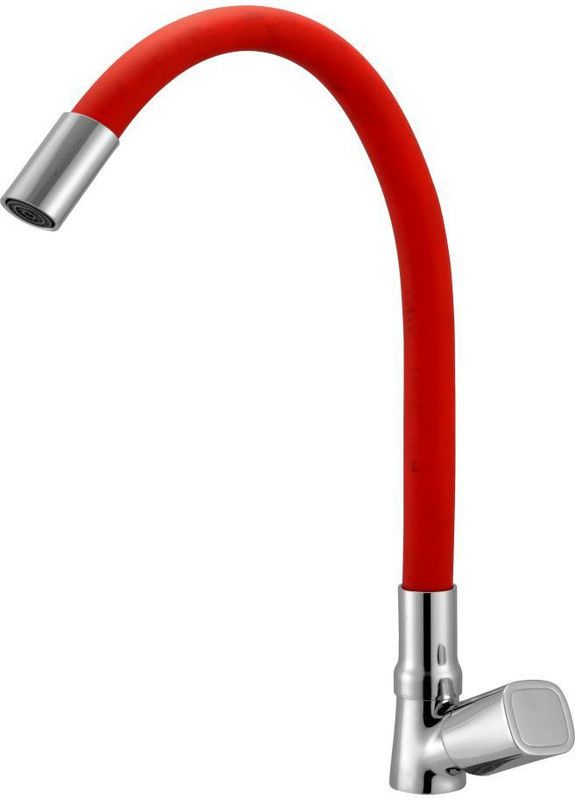 Prestige FLX3407 DXY Flexible Swan Neck Red Spout Faucet  (Wall Mount Installation Type)