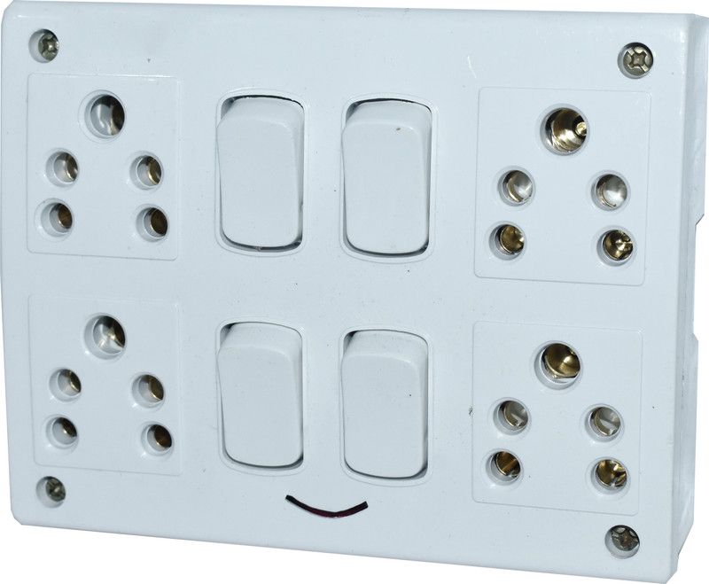 SPelectronic Socket 4+4 6 A Five Pin Socket