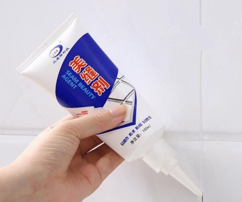 geutejj Grout Filler Water Resistant Silicone Sealant for DIY Home Sink Gaps_213 Crack Filler  (180 ml)