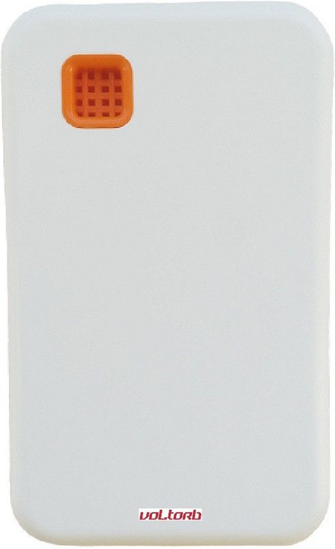 VOLtORb - PHONIC Stereophonic Ding Dong Bell - 1 Ding Dong Tune - Glossy Finish - White/Orange Color - Rectangular Shape - 1 Piece Wired Door Chime