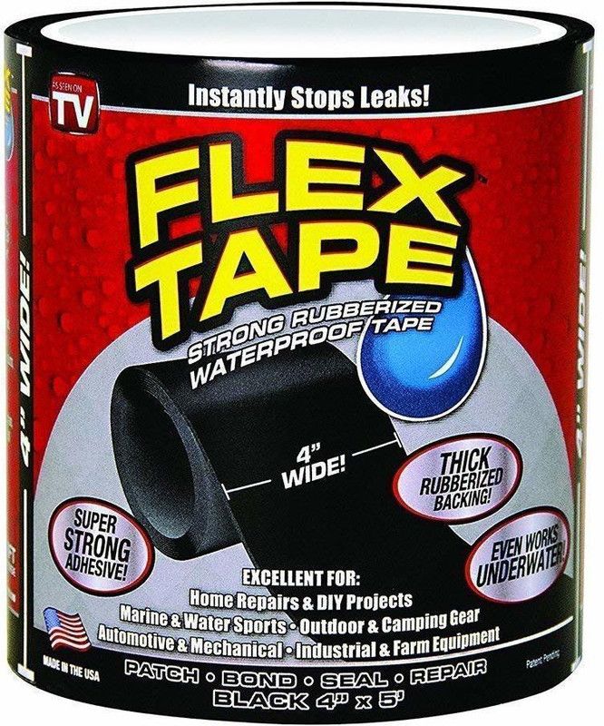 BLISVY BLISVY_Flex Tape 152 cm Floor Marking Tape  (Black Pack of 1)