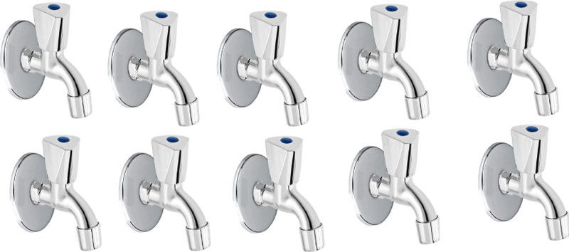 FLO Premium quality stainless steel Acura Bib Cock Tap - Pack of 10 Bib Tap Faucet  (Wall Mount Installation Type)