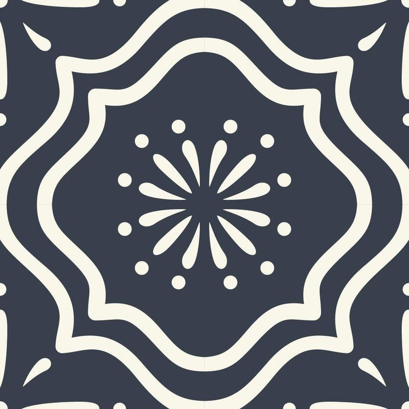 A1GRAPHIX 8x8 inch 36 pic kitchen & floor sticker Glossy Geometric  (Designer Tile)