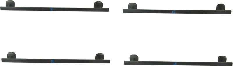 RIYA ENTERPRISE Stainless Steel J4 Black Towel Rod 24" 4ps Black Towel Holder  (Stainless Steel)