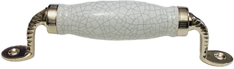 Maison belle Ceramic Cabinet/Drawer Handle  (White Pack of 1)