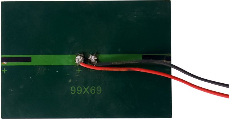 Electronic Spices 99mm x 69mm 6V 180mAh rectangle shape polycrystalline mini solar with wire 1pcs Solar Panel