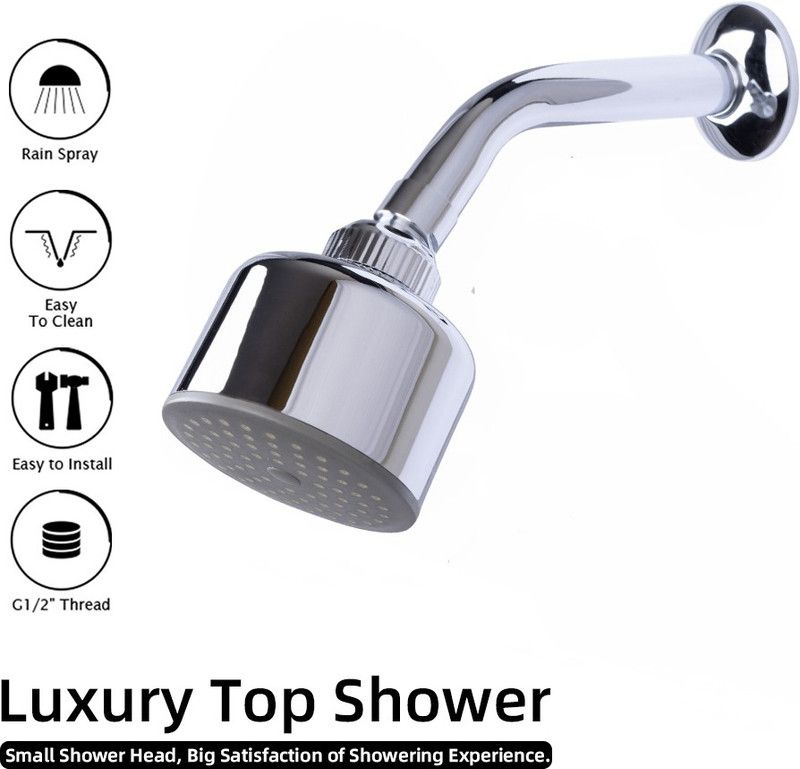EUROBRASS by ESr-003zx Over Hend Massage Shower With ARM And Wall Cover Styles Shower design is perfect for modern bathroom Overhead Rain Shower Head