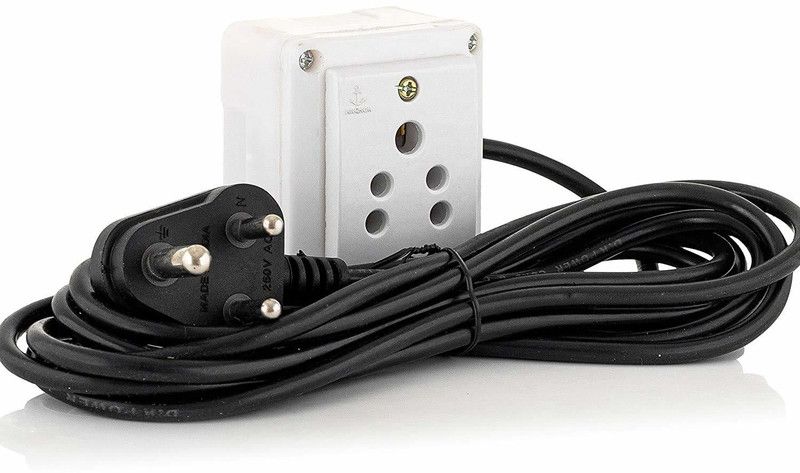 JELECTRICALS 10 Meter Extension Board With 1 Anchor Socket 3 Socket Extension Boards  (White, 10 m)