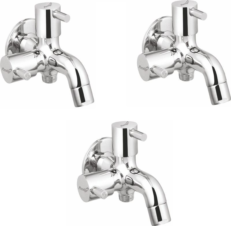Prestige Dove Bib Cock 2 Way-Pack Of 3 Bib Tap Faucet  (Wall Mount Installation Type)