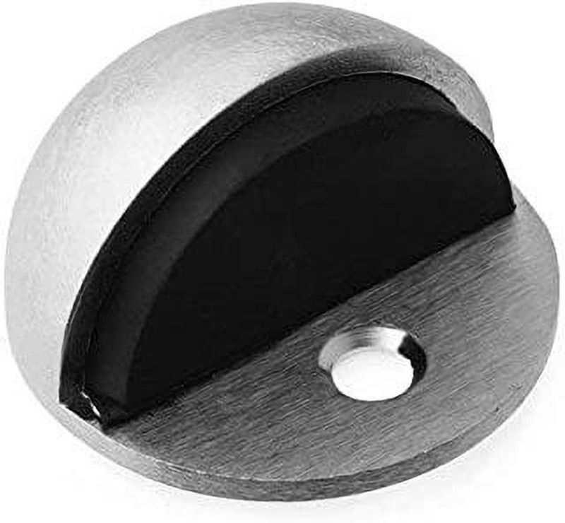 Rajinterior Pr7858 Wall Mounted Door Stopper  (Grey)